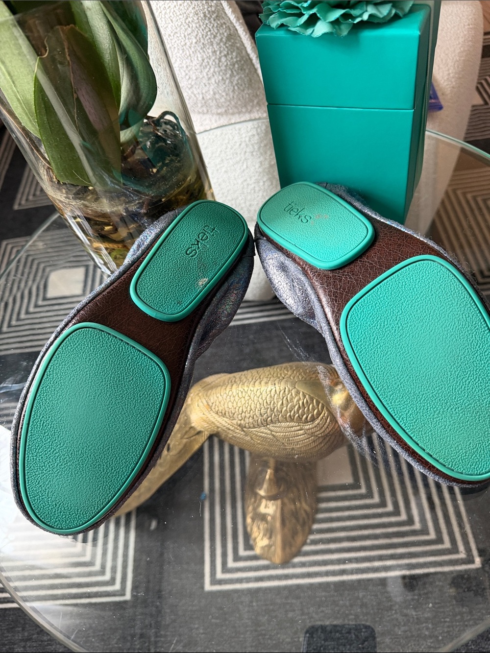 Tieks Moonstruck Ballet Flats - Blue Irredescent - Picture 5 of 9